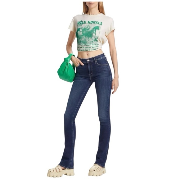 Mother The Runaway The Missing Hour Blue Denim Jeans Women’s Size 30 - Picture 1 of 7